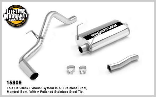 Flowmaster 15809 toyota truck tundra stainless cat-back performance exhaust