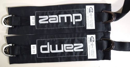 Zamp ru005003 black race car open cockpit padded arm restraints (sfi 3.3) new