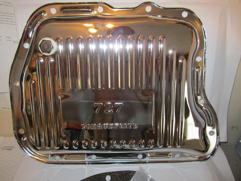 Chrome mopar 727 transmission pan gtx charger r/t road runner super bee