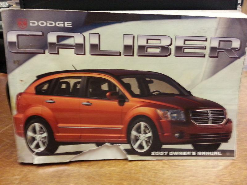 2007 dodge caliber owner's manual