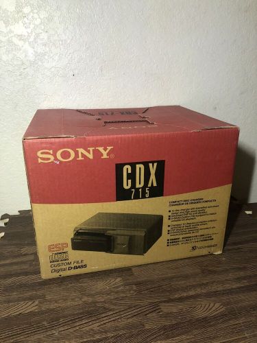 New rare sony cdx-715 hi-end compact 10 disc cd changer player vintage audio