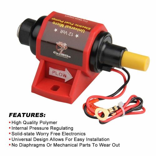 Low pressure 2-3.5psi universal 12v electric fuel pump 42s gasoline carburetor