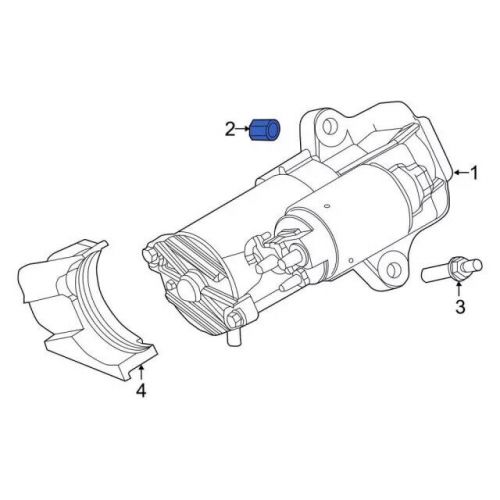 Genuine ford starter spacer w701183-s300