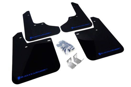 Rally armor ur black mud flap w/ blue logo for 1993-2001 subaru impreza