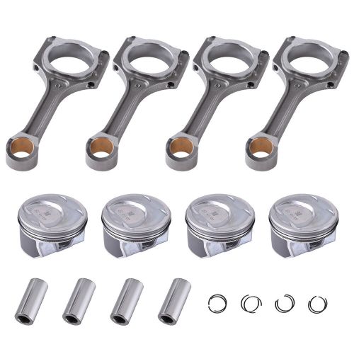 4pcs connecting rod piston kit for 2011-2019 hyundai sonata sorento optima 2.4l