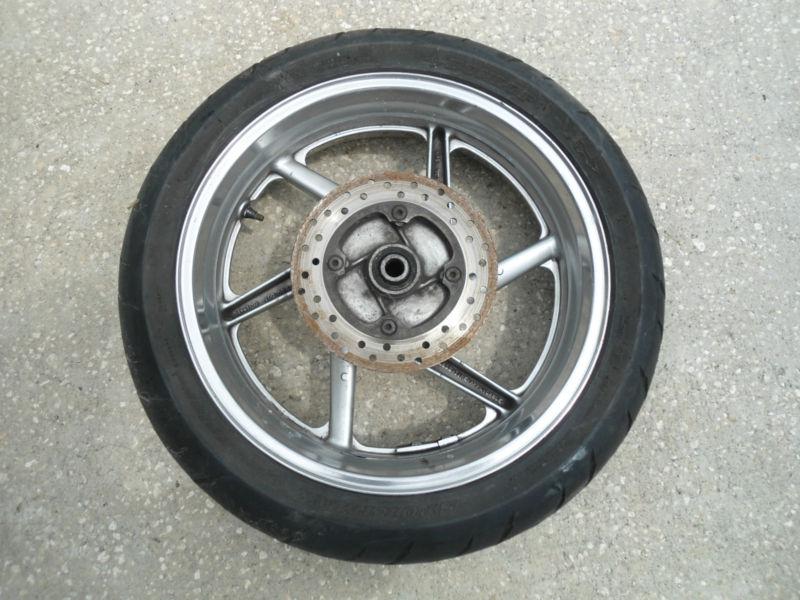 1994 honda cbr600 cbr 600 f2 rear mag wheel polished 17" & rotor