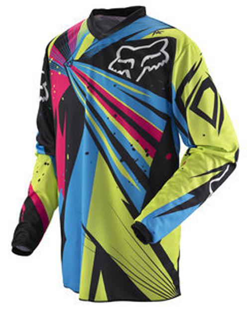 Fox racing hc undertow jersey youth medium green/blue