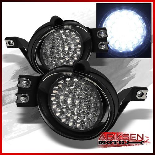 02-09 dodge ram 04-06 durango full led bumper fog lights lamp+switch pair set