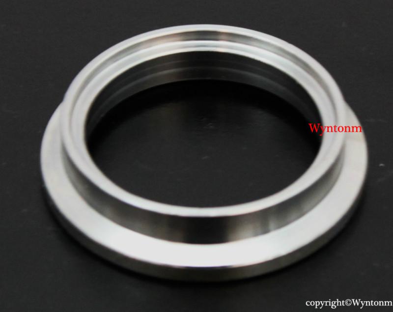 44mm wastegate waste gate  v band mild steel dump pipe weld flange outlet ring