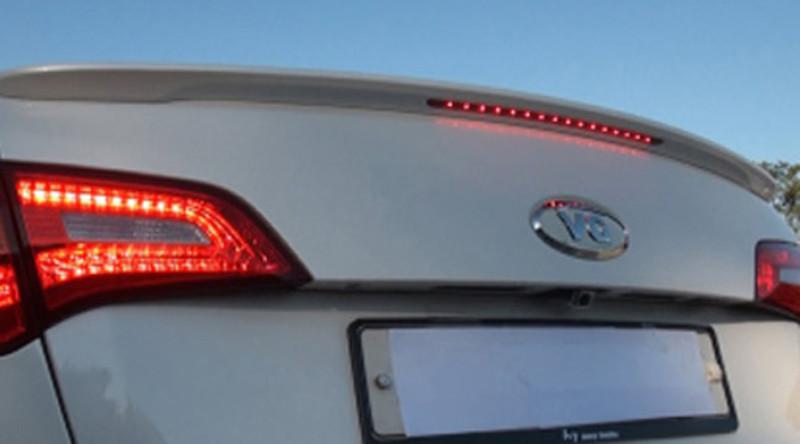 Led trunk painted lip high quality abs spoiler for kia 2010.2011,2012 cadenza