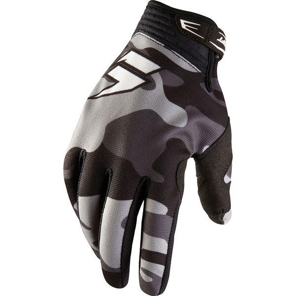 Black camo s shift racing recon camo gloves 2013 model