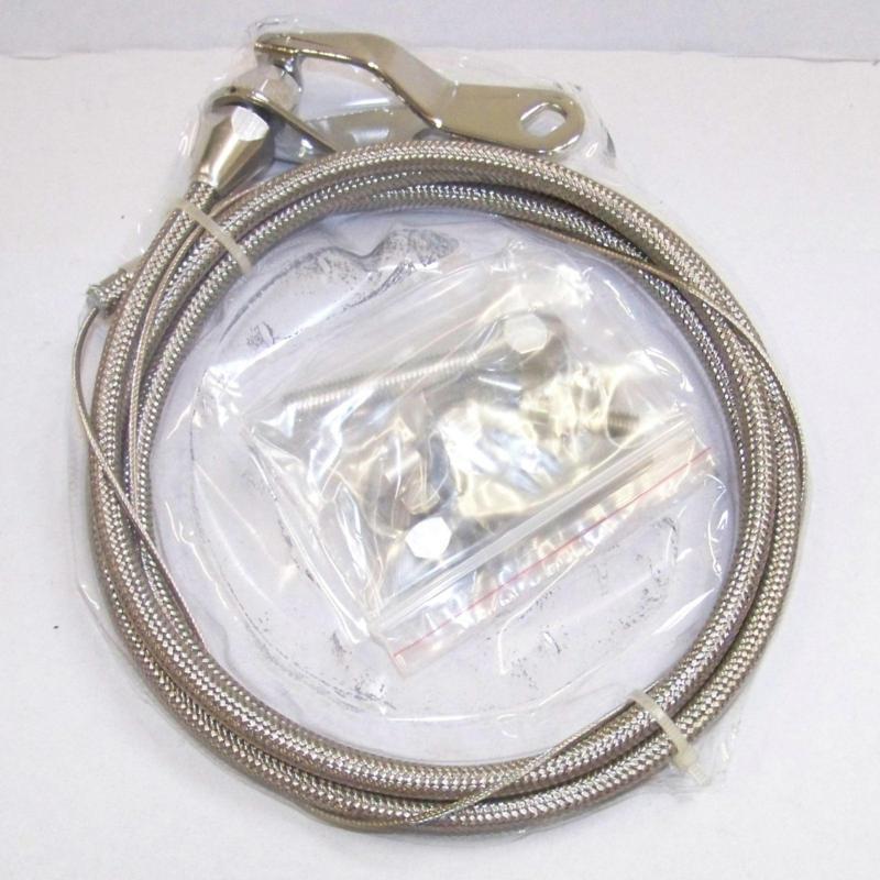 Stainless ford c-4 kick down cable kit ford mustang pickup truck 1932 f100 f1 c4