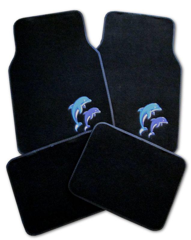 New decorative dolphin car truck auto interior floor mats set #1