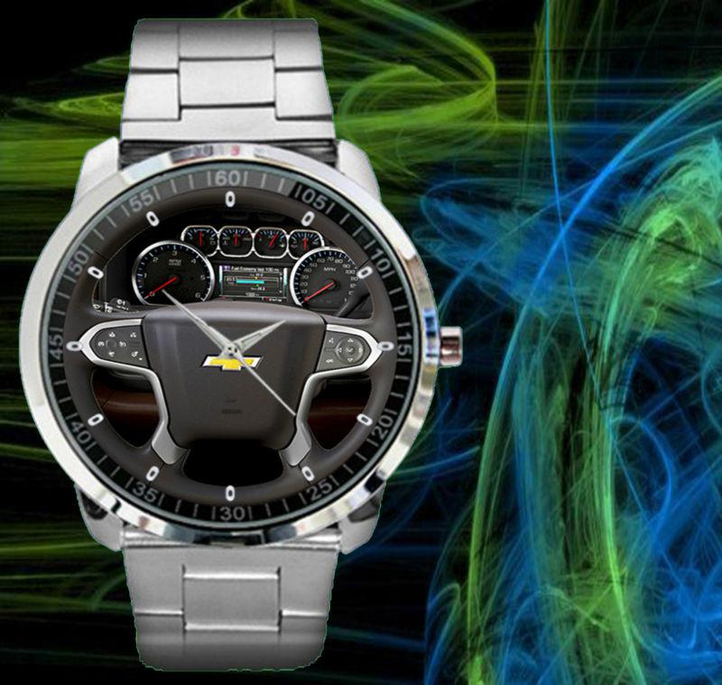 New limited 2014 chevrolet silverado steering wheel sport metal watch