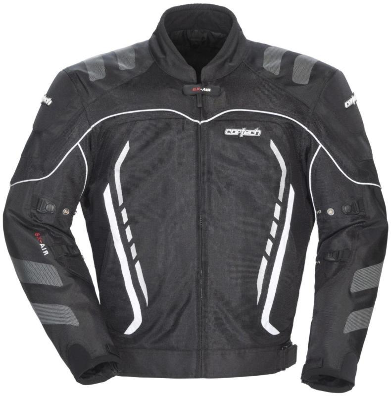 New cortech gx sport air-3 adult textile jacket, black, 3xl/xxxl