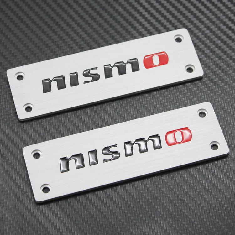 2pcs floor mat badge carpet emblem pad fit for nissan nismo