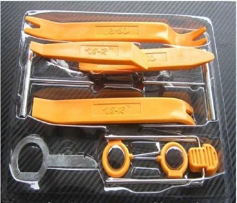 12 pcs nylon panel dash audio stereo gps molding removal install tools kit set