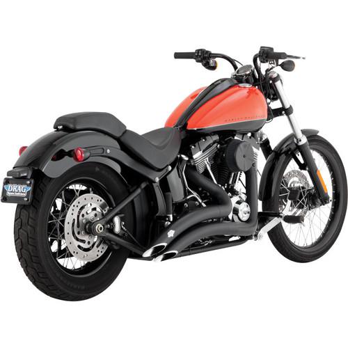 Vance & hines 46059 big radius exhaust black harley davidson fxs/flst 2012