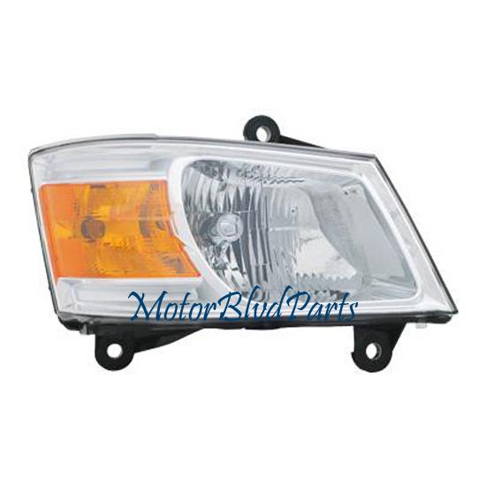 08-10 grand caravan headlamp headlight passenger right