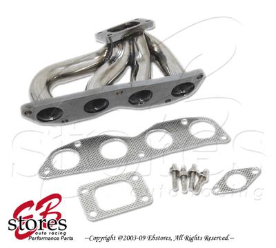 Stainless steel header t4 manifold civic 02 03 04 05 si