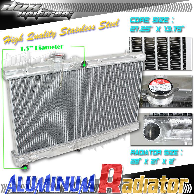 Subaru legacy 00-04 dual core full aluminum radiator 