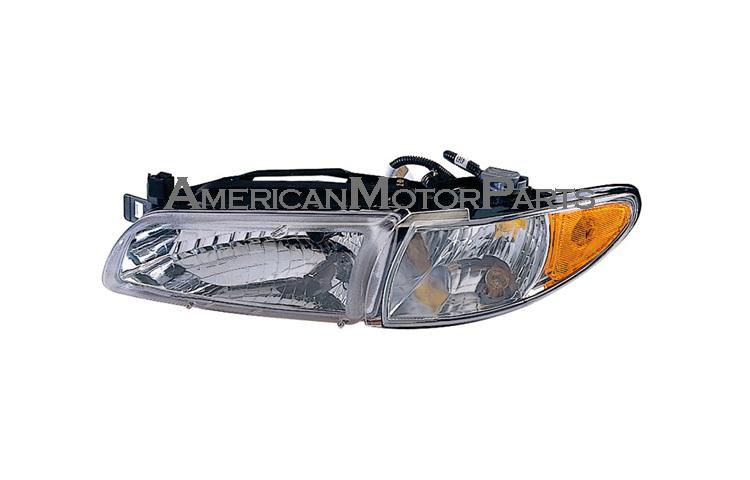 Eagleeye pair replacement headlight w/ corner lamp 97-03 pontiac grad prix