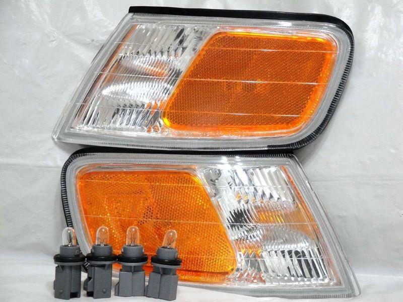 Honda 94-97 accord corner front park side marker light lamp rl h w/bulbs new