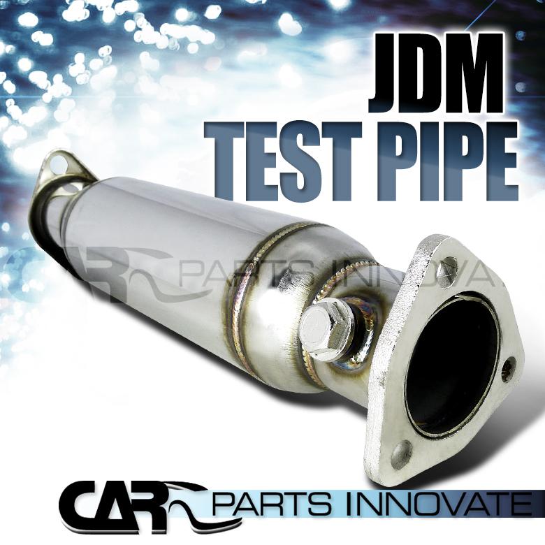 1988-1991 honda civic crx high flow test pipe stainless steel