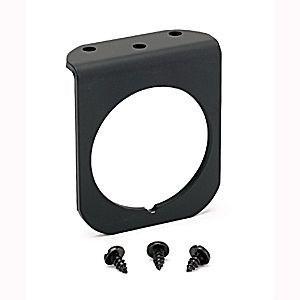 Autometer 2in. 1-hole gauge panel; black; aluminum