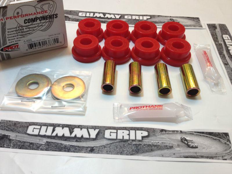 Prothane polyurethane rear end link bushing kit 4-403 *