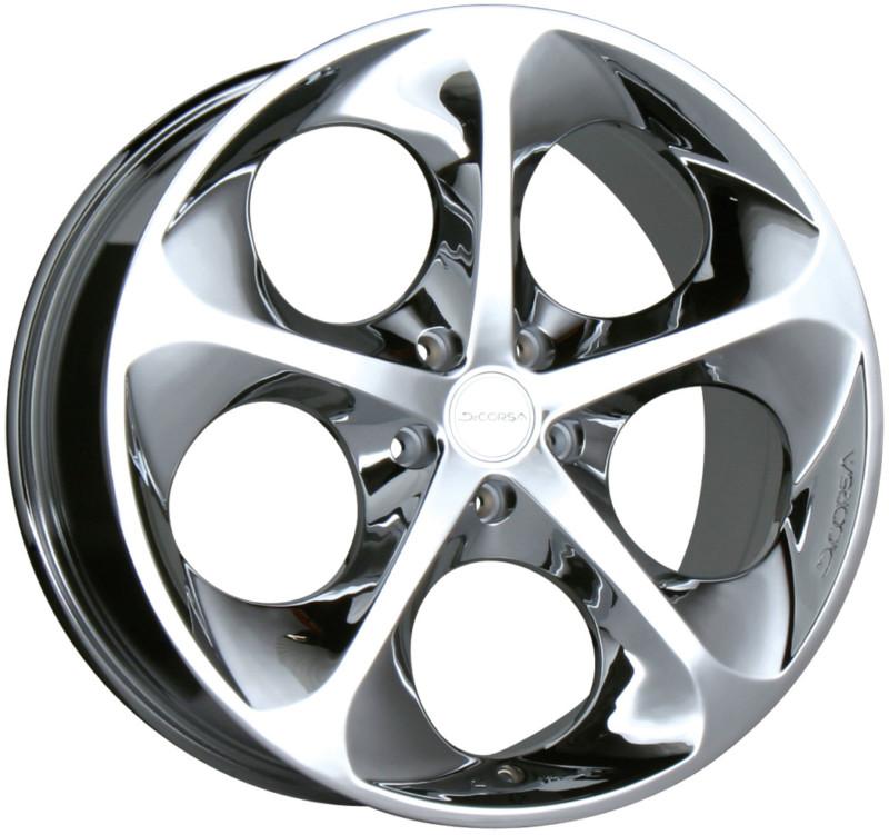 17" chrome wheels rims audi tt coupe vw jetta iv golf iv gti beetle  5x100