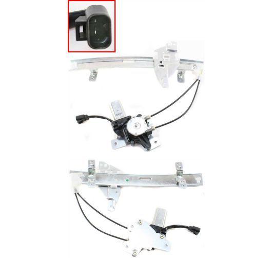 Century intrigue power window regulator w/motor rear rh right passenger side