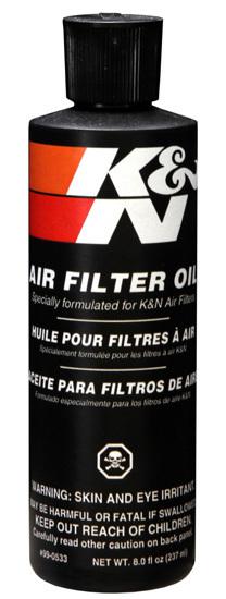 1x k&n air filter oil 8oz squeeze 99-0533 replaces 11354