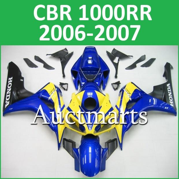 Fit honda 06 07 cbr1000rr cbr 1000 rr 2006 2007 fairing kit abs plastics e6 c03