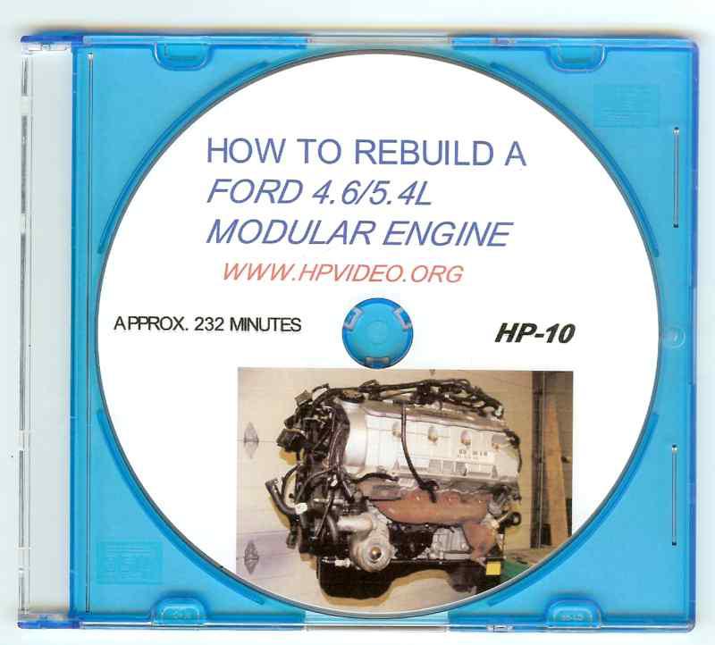 How to rebuild your ford mustang f150 4.6 5.4 modular engine video manual "dvd" 