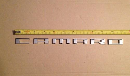 Used in great condition oem "camaro" emblem for 2010-2013 chevy camaro models