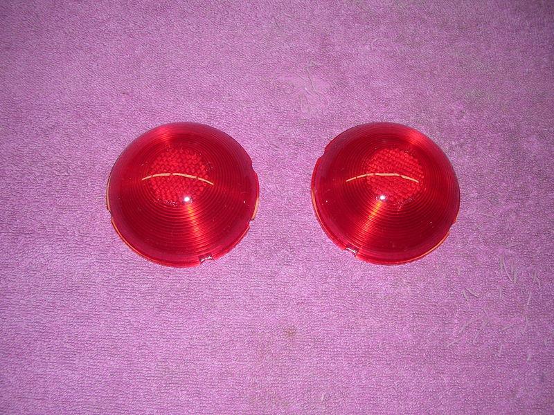 Pontiac nos repro tail light lenses 1948 1949 1950 guide 48 49 50 5739590