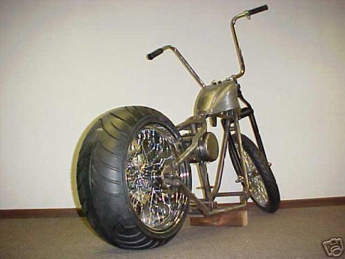 250 bobber rolling chassis  bad ass setup!!