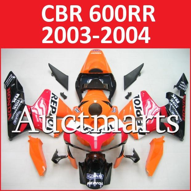 Fit honda 03 04 cbr600rr cbr 600 rr 2003 2004 fairing kit abs plastics a35 a11