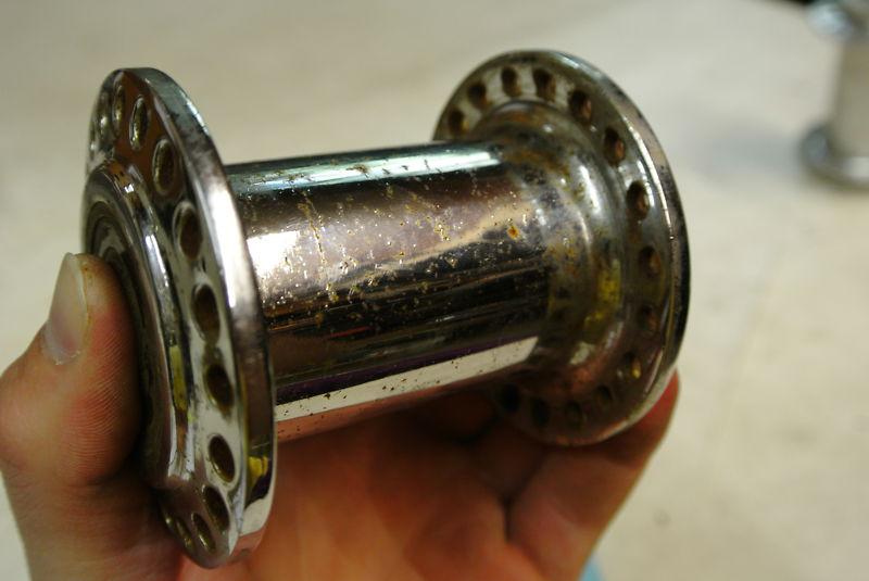 Harley big twin r sportster chopper bobber spool wheel hub xl fl 40 hole spoolie