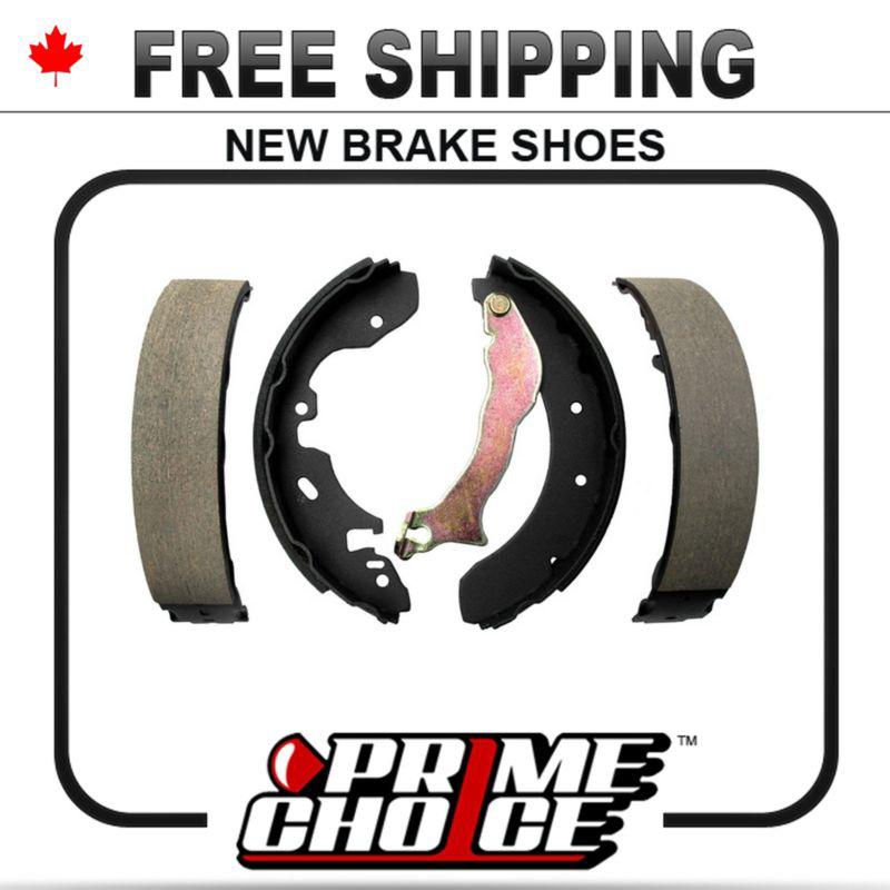 Prime choice new premium brake shoe set 4 shoes rear pair