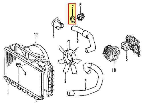 Toyota 1634135010 genuine oem factory original thermostat gasket