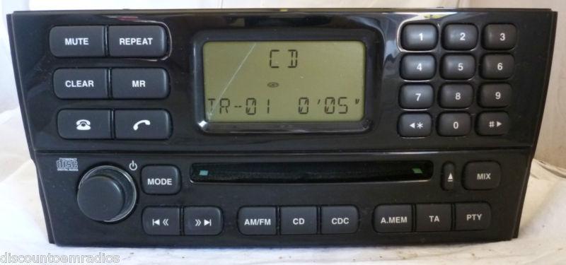 04-06 jaguar xj8 radio cd player 2w93-18b876-ak  *