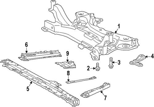 Toyota 5110812010 genuine oem factory original side reinf