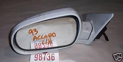 Honda 90-93 accord side view mirror left/power 1990 1991 1992 1993