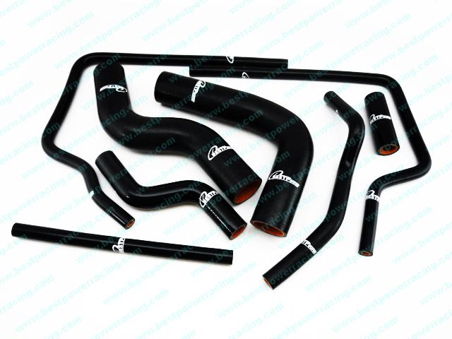 Subaru impreza gc8 ej20 sti wrx silicone radiator coolant heater hose pipe black