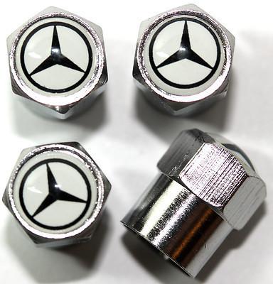 Mercedes benz new tire valve caps slk clk cls ml sl g c e class free shipping