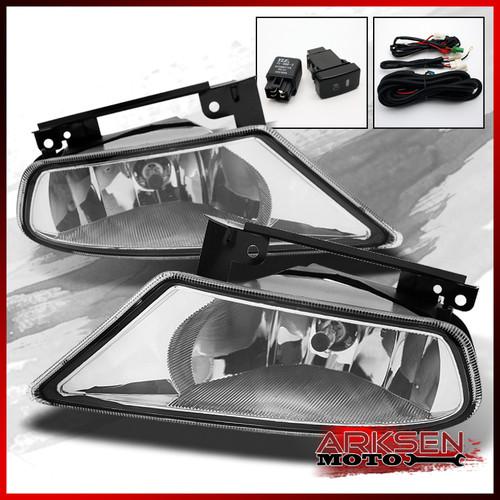 05-07 honda odyssey driving bumper fog lights replacement lamp+switch+bulbs set