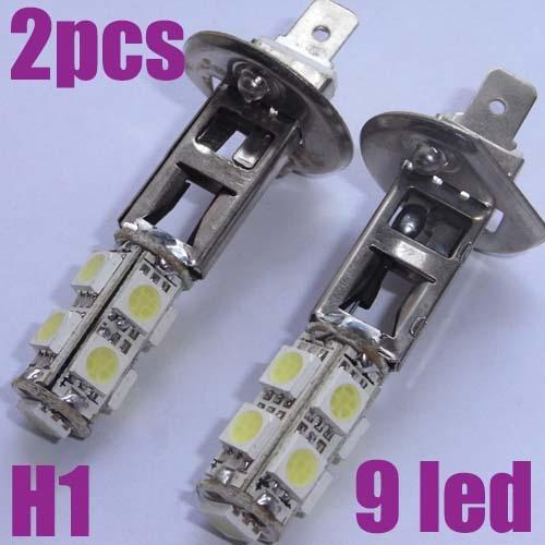 H1 9 led smd xenon super white high beam fog light bulb