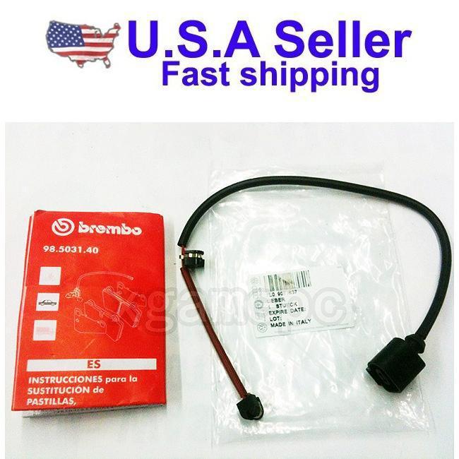 Vw audi q7 porsche oem front disc brake pad wear sensor 7l0907637 (front line)